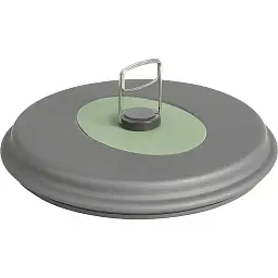 Набір посуду Bo-Camp Explorer XL Hard Anodized Grey/Green 4 предмети (2200249) - мініатюра 7