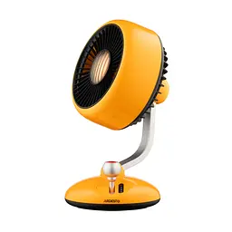 Вентилятор настільний ARDESTO AviaFan FT-F3600BG Yellow, 12 см, акумулятор, підсвітка, USB-A Type-C - мініатюра 5