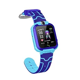 Смарт-часи XO H100 Kids Smart Watch 2G Синій - мініатюра 3