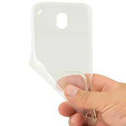 Чохол до мобільного телефона Drobak Ultra PU для Samsung Galaxy J3 (2017) (Clear) (222901) - мініатюра 3