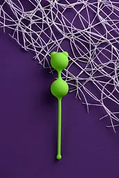 Вагінальні кульки A-Toys Pleasure Balls, 16.4 см, зелений - мініатюра 6