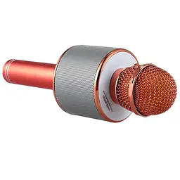 Караоке Мікрофон-колонка WS858 Rose Gold - мініатюра 2