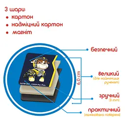 Набір магнітів Magdum Щенячий патруль Цифри (ML4034-22) - мініатюра 4