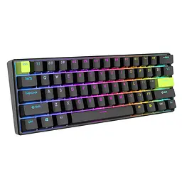 Ігрова магнітна дротова клавіатура Royal Kludge RK C61 / Mint Switch / Black - мініатюра 4