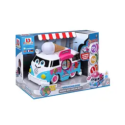 Автомодель Bb Junior Magic Ice Cream Bus VW Samba Bus зі світловими та звуковими ефектами (16-88610) - мініатюра 5