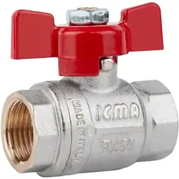 Кран кульовий Icma 1/2" прямий №349 (87349AD11)