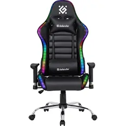 Крісло ігрове Defender Ultimate RGB Black (64355) - мініатюра 2