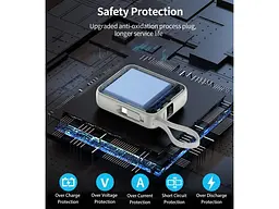 Зовнішній акумулятор (Power Bank) Choetech B832 10000mAh 35W Light Blue (B832-LBE) - мініатюра 9