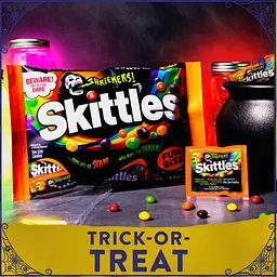 Драже Skittles Halloween Shriekers Fun Size Sour 303.91g - мініатюра 3