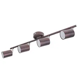 Світильник Brille настінно-стельовий спот поворотний накладний HTL-207/4 GU10 BR