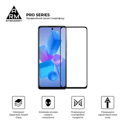 Скло захисне Armorstandart Pro Infinix HOT 40 Pro Black (ARM73828) - мініатюра 2