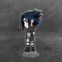 Акрилова колекційна фігурка Аніме: Чібі Chibi Naruto (Наруто) Саске Учіха 10 см