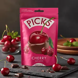 Сублімовані фрукти у шоколаді Pergale Picks Cherry Milk Chocolate 90г - мініатюра 3