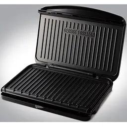 Гриль George Foreman Fit Grill Large притискний 2400 Вт чорний (25820-56) - мініатюра 4