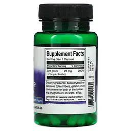 Цинк Піколінат Zinc Picolinate 22 мг - 60 капсул - мініатюра 2