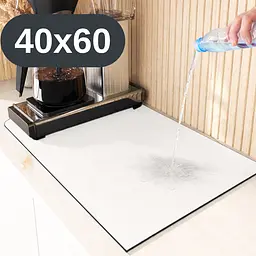 Антиковзаючий кухонний килимок 40×60 см — абсорбуючий для сушіння посуду та під кавоварку KT8001765