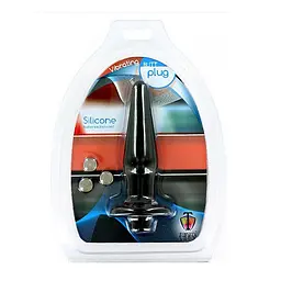 Анальна вібропробка Anal Plug Silicone Black Small, 12,7 см, чорний - мініатюра 2