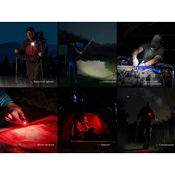 Ліхтар ручний Fenix SW05R-RED LED чорний - мініатюра 15