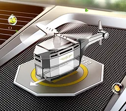Автомобільний ароматизатор Вертоліт на сонячній батареї Drone Car Fragrance із обертанням 360° - мініатюра 6