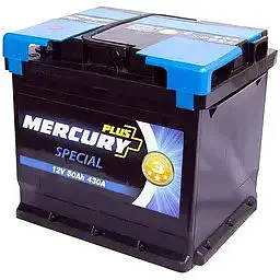 Акумулятор Mercury Special Plus 50Ah (+/-) (430EN) (207х175х190) P47297