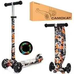 Самокат дитячий iTrike Maxi JR3-055-WP18 складний - мініатюра 2