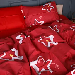 Комплект постільної білизни Mirson Сатин Scarlet Star 2x143x210 см (2200013051237) - мініатюра 2