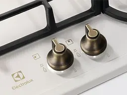 Варильна поверхня Electrolux газова Rococo 60 см чугун шампань - мініатюра 2