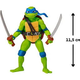 Уцінка. Ігрова фігурка TMNT Черепашки-ніндзя Movie III Леонардо, 11,5 см (83281) - мініатюра 2