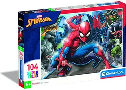 Пазл Clementoni SuperСolor: Людина Павук, Marvel (SuperСolor - Marvel Spider-Man Puzzle - 104 pcs.), 104 ел. (27116)