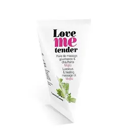 Масажна олія Love To Love Love Me Tender Mojito, що розігріває, 10 мл (мохіто)