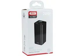 Зовнішній акумулятор (павербанк) XO PB97 65W 20000 mAh, Black - мініатюра 4