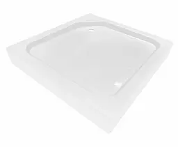 Набір Lidz Душова кабіна Wawel SC90x90.SAT.LOW.FR, квадратна, скло Frost 4 мм + Душовий піддон Kapielka ST90x90x14 - мініатюра 9