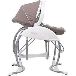 Заколисуючий центр Graco Glider Elite Chevron, бежевий - мініатюра 6