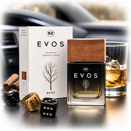 Ароматизатор повітря спрей K2 Evos - Boss Дерев'яний V054 (К20486)