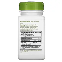 Натуральная добавка Nature's Way Red Clover, 100 вегакапсул - мініатюра 2