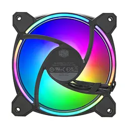 Корпусний вентилятор 120 мм Cooler Master MasterFan MF120 Halo2 3 шт MFL-B2DN-213P2-R2 Black - мініатюра 3