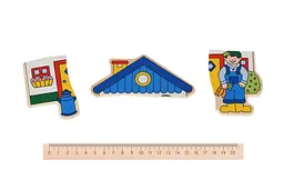 Пазл-вкладиш Goki Ферма, 12 елементів (57902G) - мініатюра 4