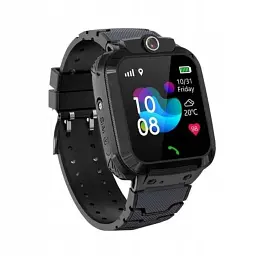 Дитячий смарт годинник-телефон Baby Smart Watch Q15 з GPS-трекером, SIM-картою, Black