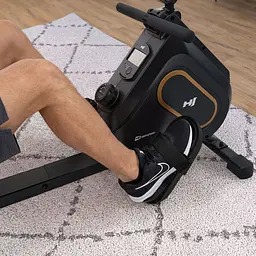 Гребний тренажер Hop-Sport HS-085R Bazel магнітний чорно-золотистий - мініатюра 8