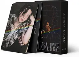 Ломо Карти Lomo Card China Beyond The Scene / BTS Suga БТС Шуга голографічні LС C BTS 05