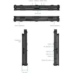 Ноутбук Vinga Scout X14A (14 FHD IPS, Intel i5-1235U, 16 GB, 1 TB, Intel Iris Xe Graphics, W11P) Black (X14A-1235161024BWP) - мініатюра 11
