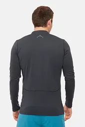 Чоловічий лонгслів Rab Sonic LS Tee L Темно-сірий - мініатюра 2