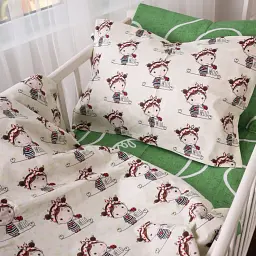 Простирадло на резинці MirSon Kids Time 20-0031 Ladybug 70х190 см (2200009638411) - мініатюра 4