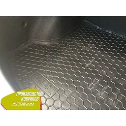 Автомобільний килимок у багажник Nissan Sentra 2015- Гумо - пластик - мініатюра 5