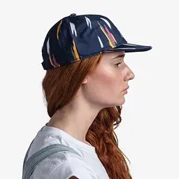 Кепка Buff Pack Baseball Cap, Elat Navy Темно-синій - мініатюра 5