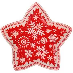 Блюдо lefard Snowflake 22х22х2.5 см (824-009) - мініатюра 2