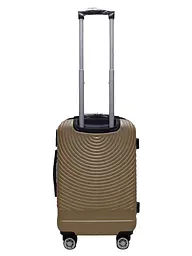 Валіза маленька S ABS-пластик Worldline Airtex 652 60×39×25см 58л Шампань - мініатюра 3
