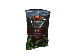 Чай фасованний зелений Золотий Слон 100 г фас Крупнолистовий