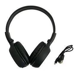 Бездротові навушники з мікрофоном "Digital wireless headphone N65BT" Чорні, накладні навушники блютуз (ST) - мініатюра 3