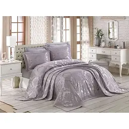 Покривало з наволочками Ezgi Grey 240 x 260 см Gardines pbe0051059